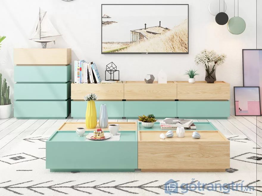 kệ tivi kết hợp tủ rượu