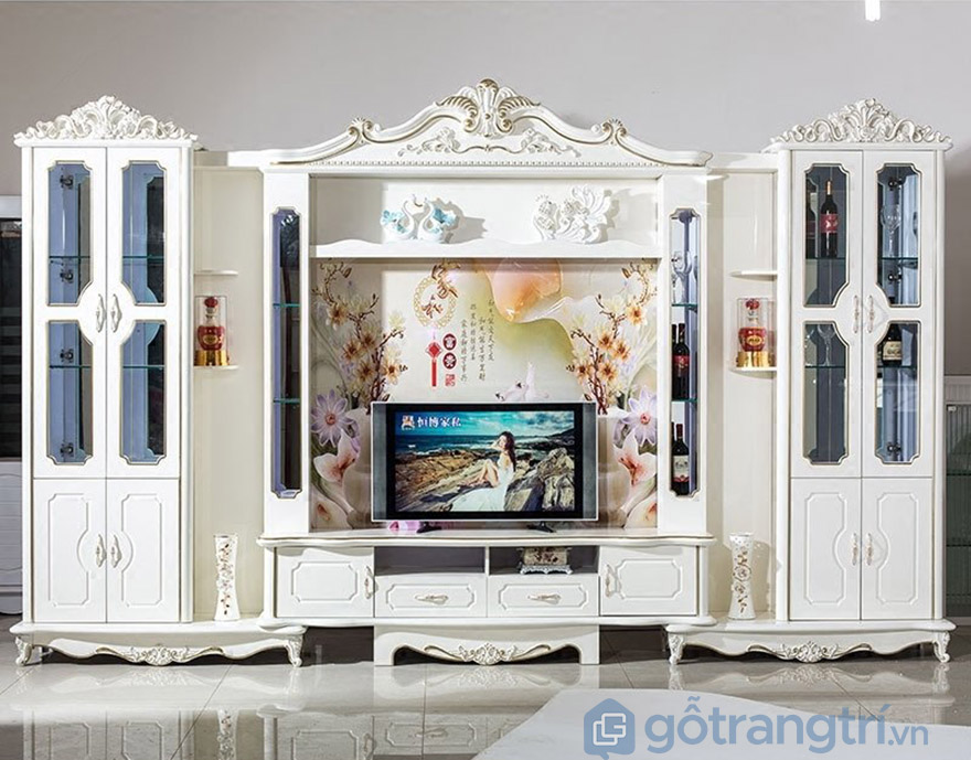 kệ tivi kết hợp tủ rượu