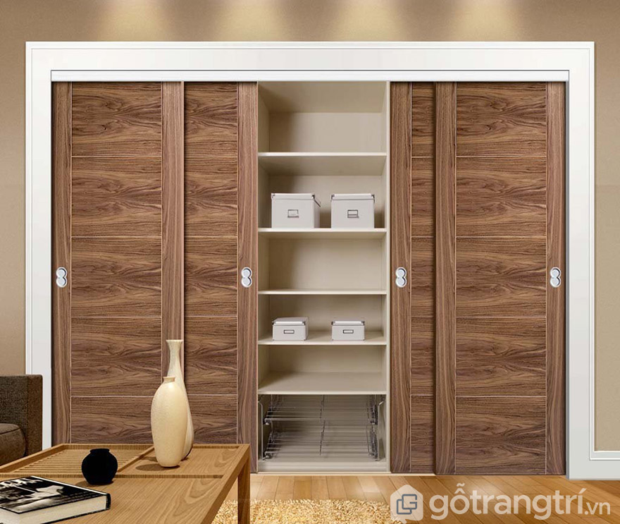 thiết kế tủ quần áo âm tường