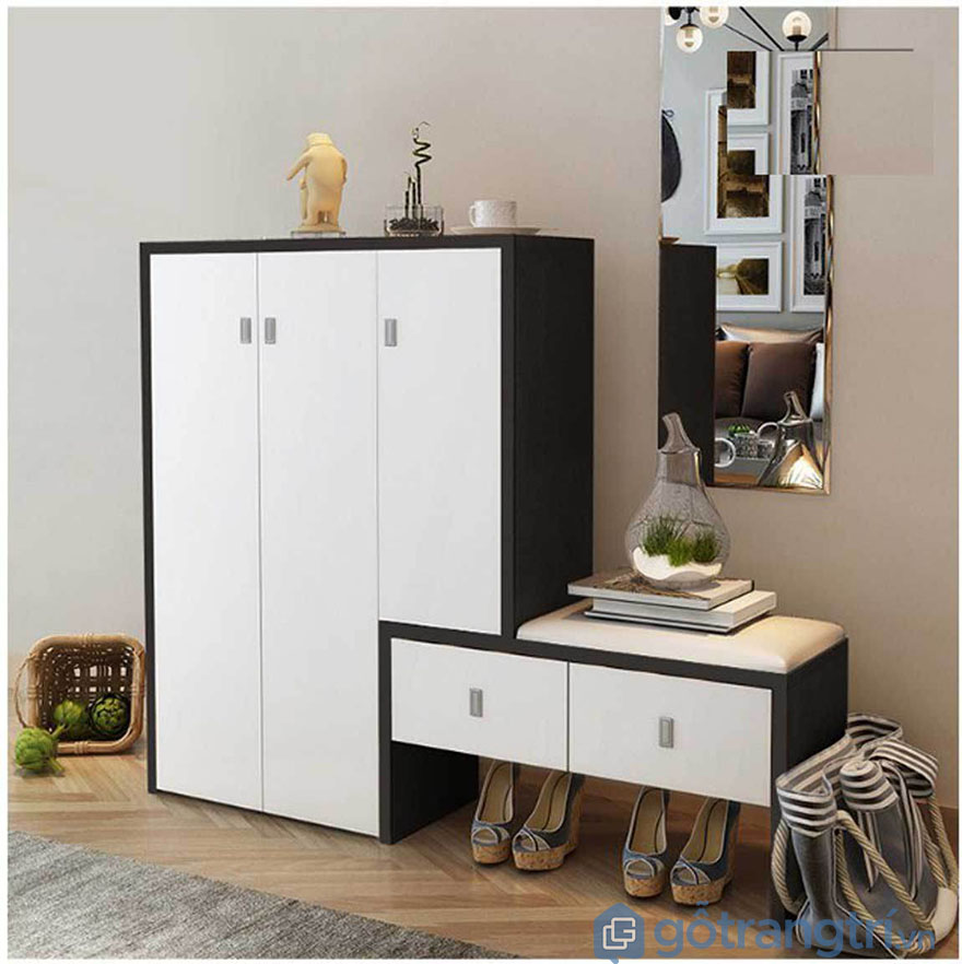 Tủ giày gỗ 1m2