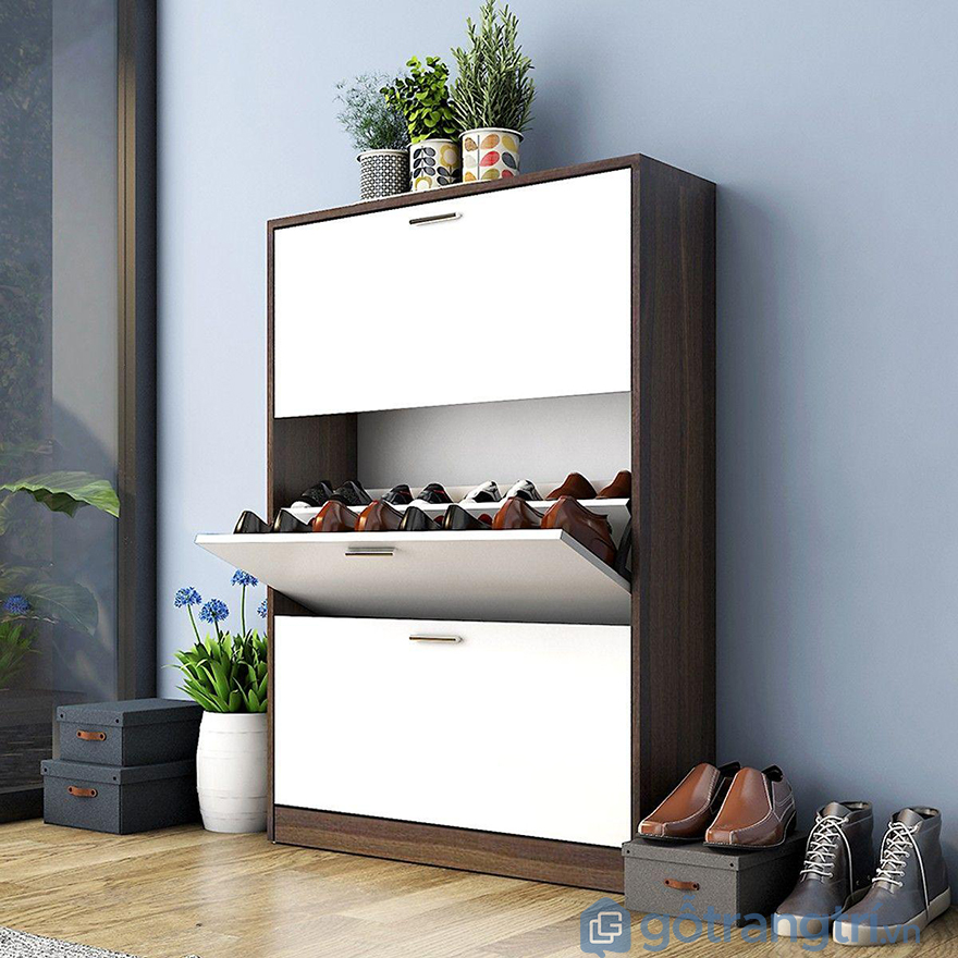 Tủ giày gỗ 1m2