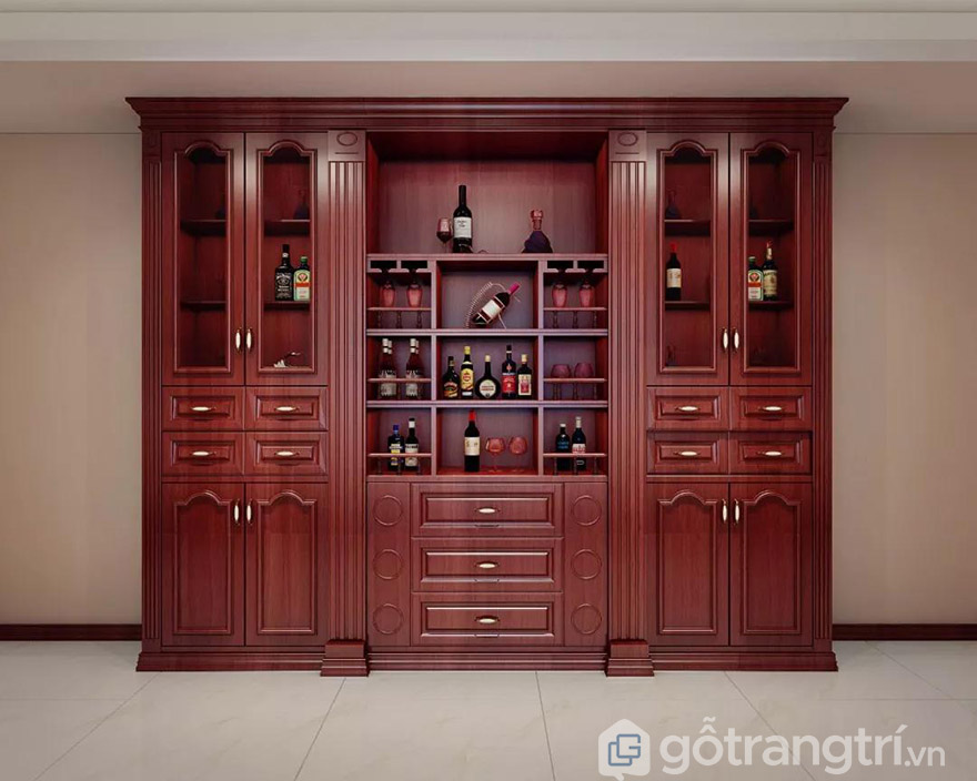 tủ rượu tân cổ điển