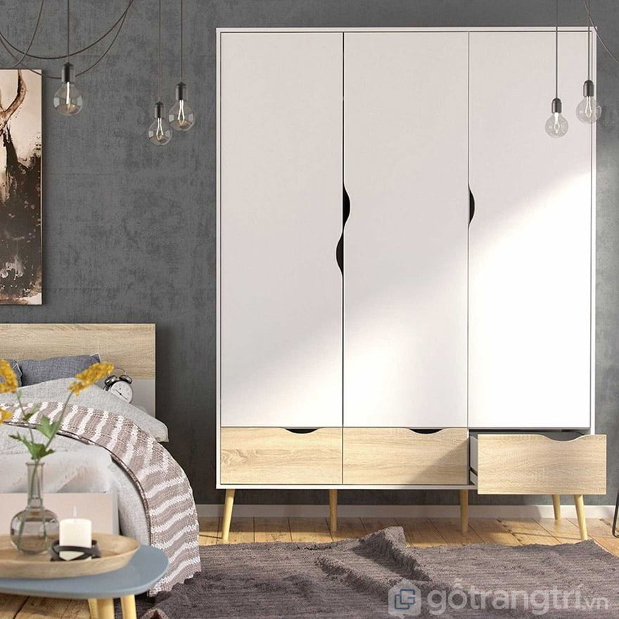 tủ quần áo gỗ ép giá rẻ TPHCM