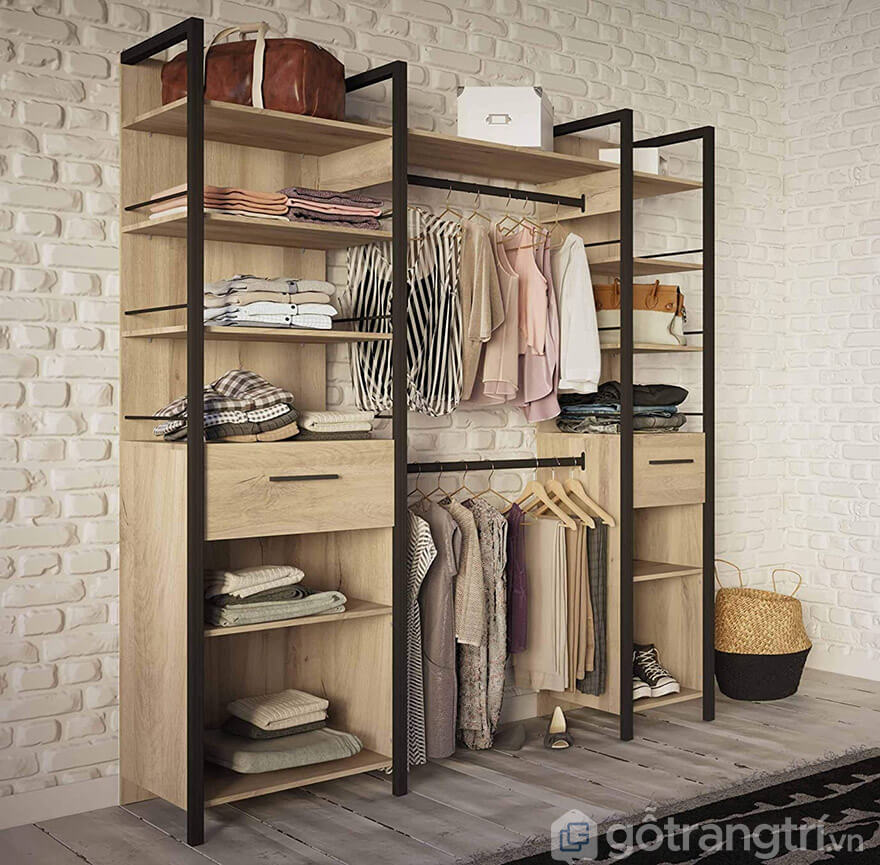 tủ quần áo gỗ ép giá rẻ TPHCM