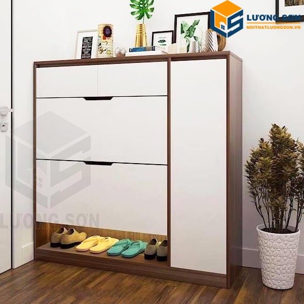 Tủ giày thông minh bằng 1/3 chiều cao phòng khách