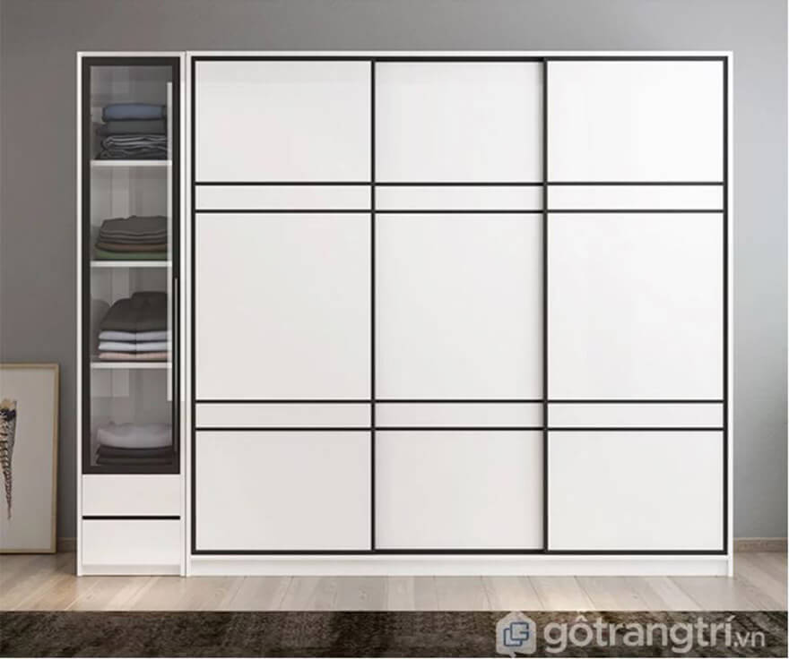 Tủ quần áo Hàn Quốc ấn tượng