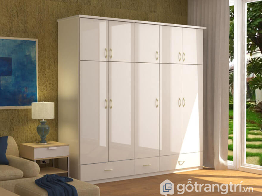 Tủ quần áo Hàn Quốc đơn giản