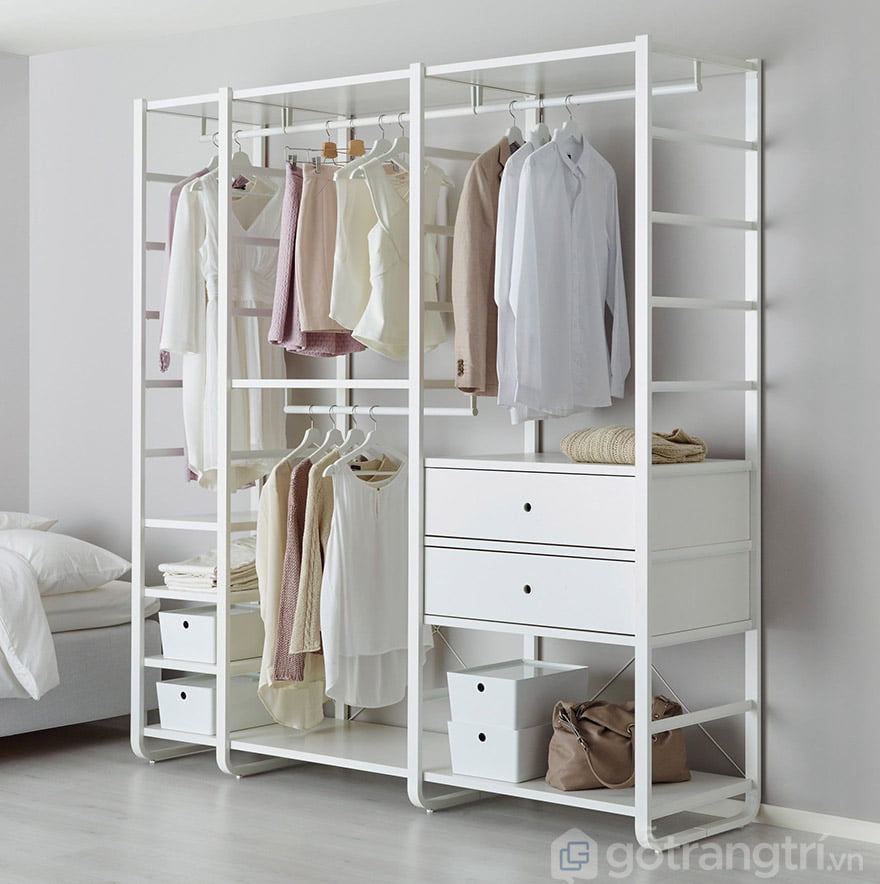 mẫu tủ quần áo 3 buồng