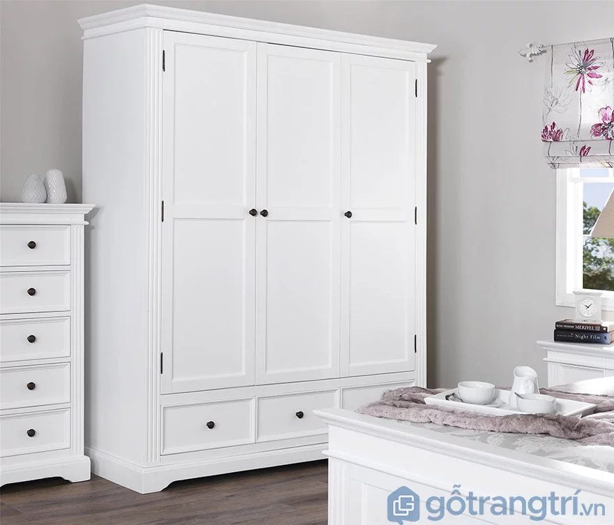 mẫu tủ quần áo 3 buồng