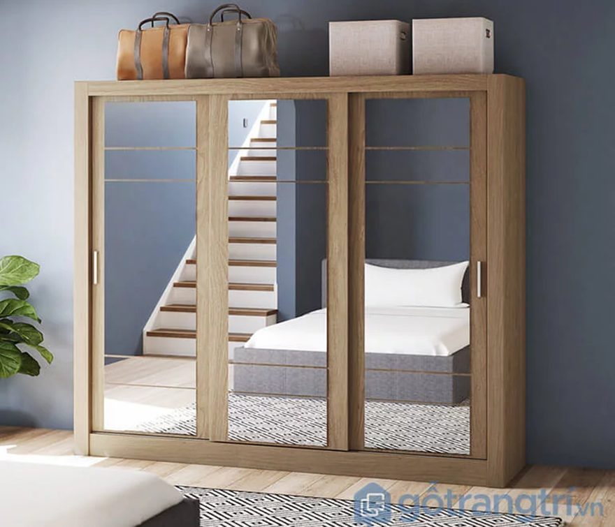 mẫu tủ quần áo 3 buồng