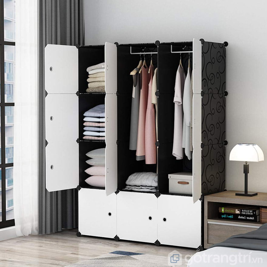 mẫu tủ quần áo 3 buồng