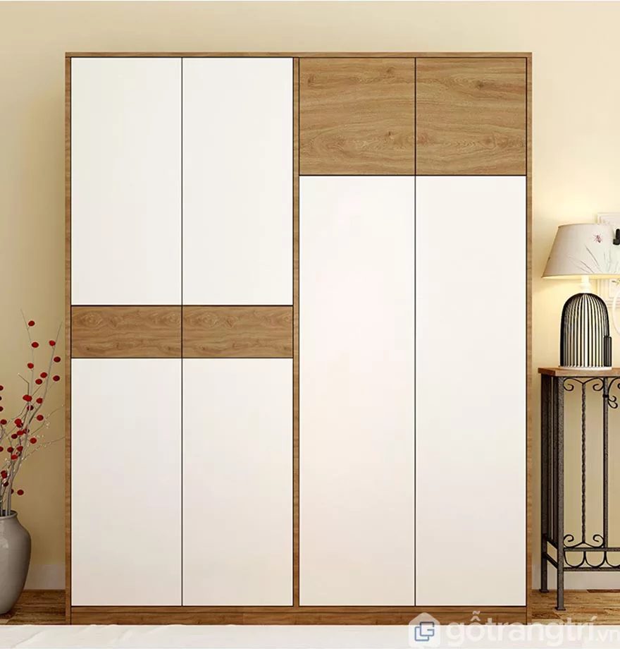 mẫu tủ quần áo 3 buồng