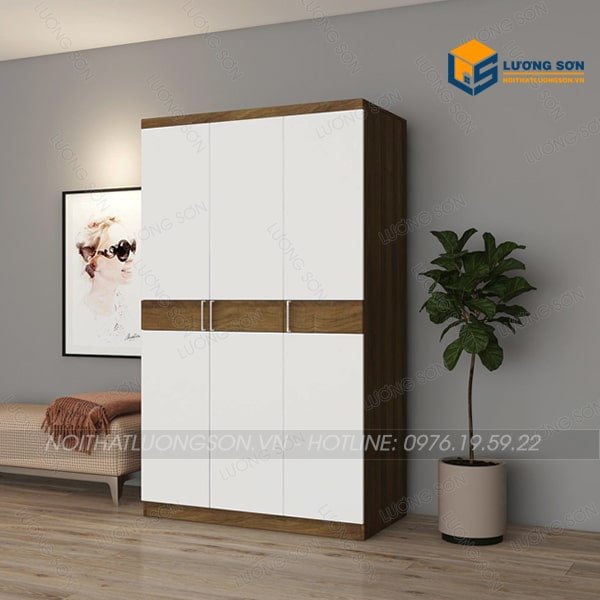 Tủ quần áo 3 cánh là giải pháp cho người nhiều đồ