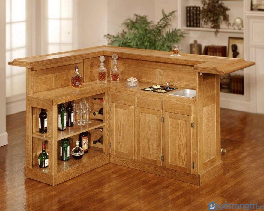 Đa phần thiết kế tủ bếp tân cổ điển thường hướng đến tông màu nâu trầm, hay màu nâu cánh gián - Ảnh: Internet