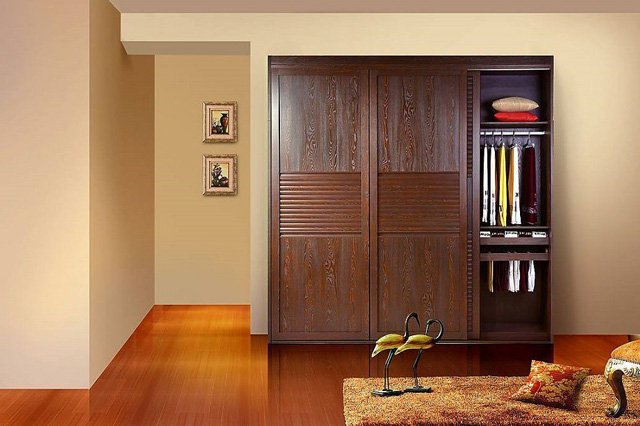 Phân biệt mẫu tủ quần áo chất liệu gỗ thật và loại tủ được sơn phủ bóng