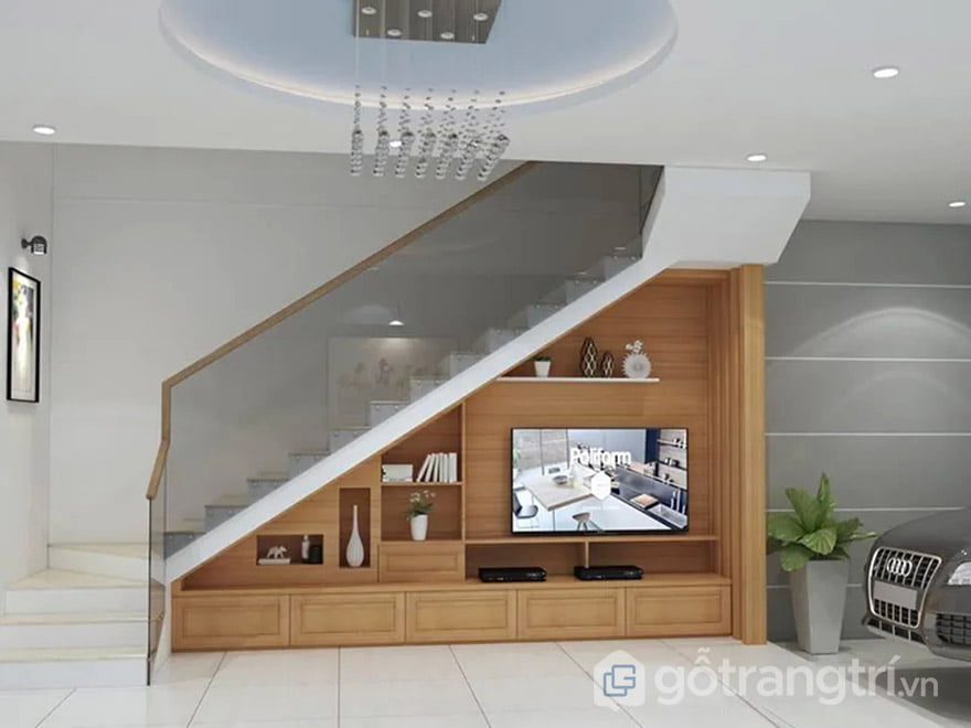 các mẫu tủ gầm cầu thang