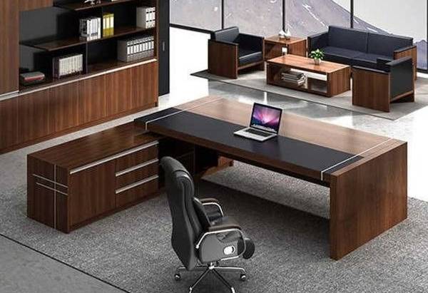 Đặt tủ giám đốc vuông góc với bàn làm việc