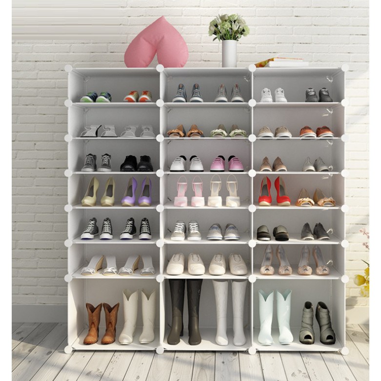 Tủ giày bằng nhựa thích hợp cho các bạn nữa nhiều giày dép