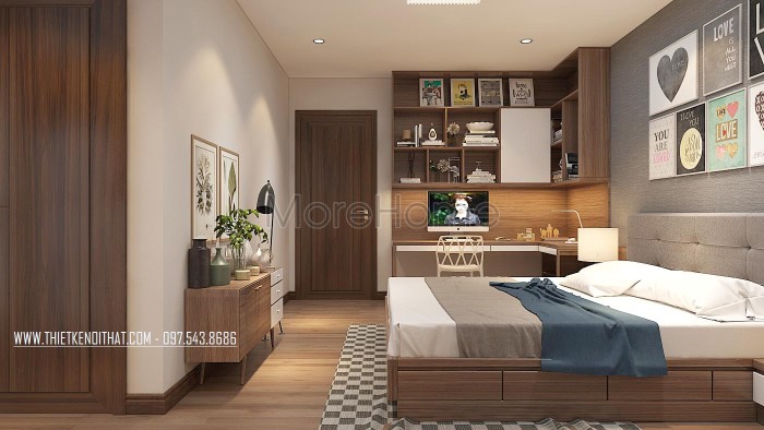 Chiêm ngưỡng mẫu tủ sách gỗ đẹp, ấn tượng nhất của Morehome