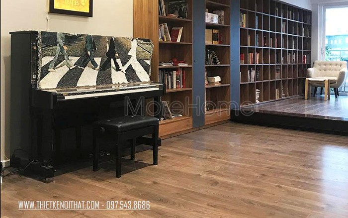 Chiêm ngưỡng mẫu tủ sách gỗ đẹp, ấn tượng nhất của Morehome