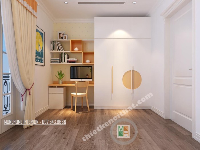 Chiêm ngưỡng mẫu tủ sách gỗ đẹp, ấn tượng nhất của Morehome
