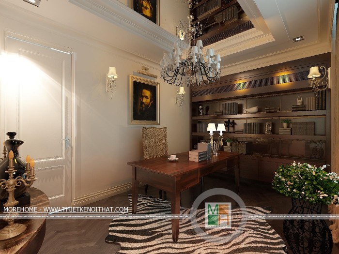 Chiêm ngưỡng mẫu tủ sách gỗ đẹp, ấn tượng nhất của Morehome