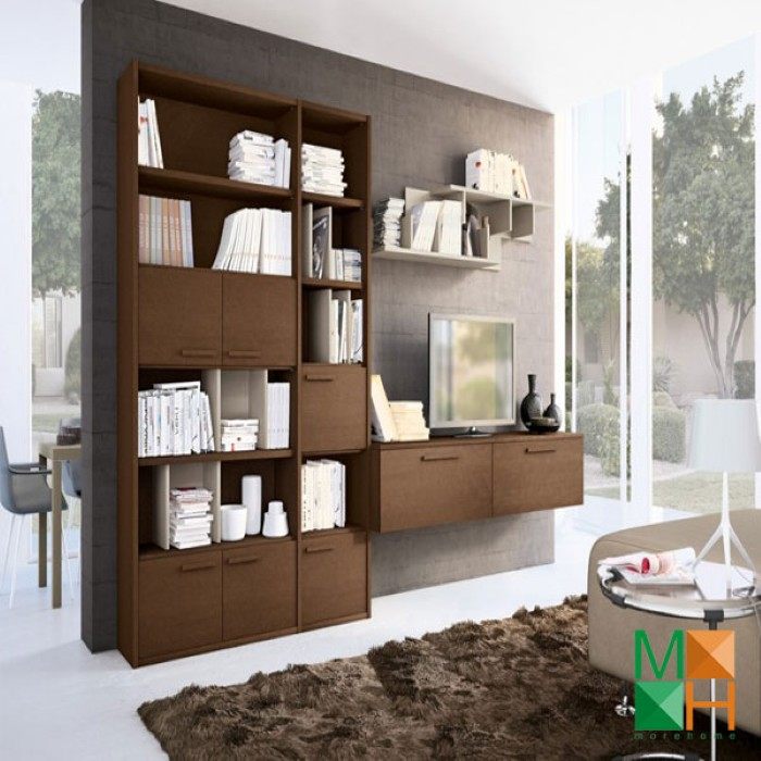 Chiêm ngưỡng mẫu tủ sách gỗ đẹp, ấn tượng nhất của Morehome
