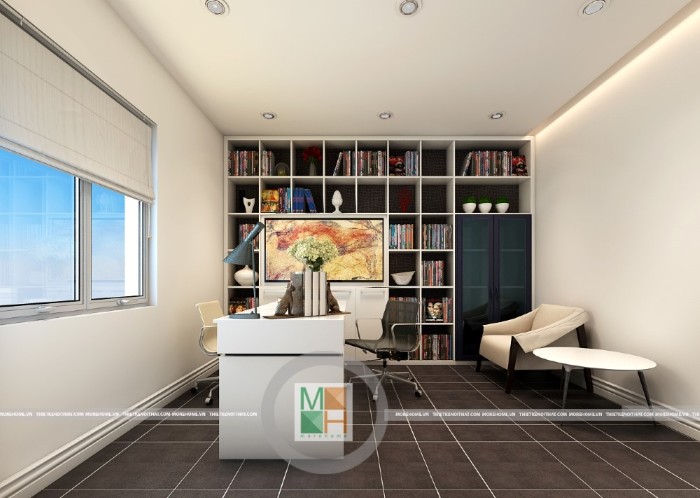 Chiêm ngưỡng mẫu tủ sách gỗ đẹp, ấn tượng nhất của Morehome
