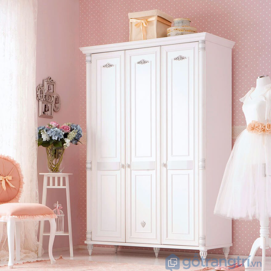 Tủ quần áo trẻ em bằng gỗ MDF