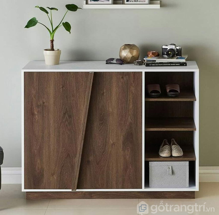 tủ đựng giày dép bằng gỗ ép