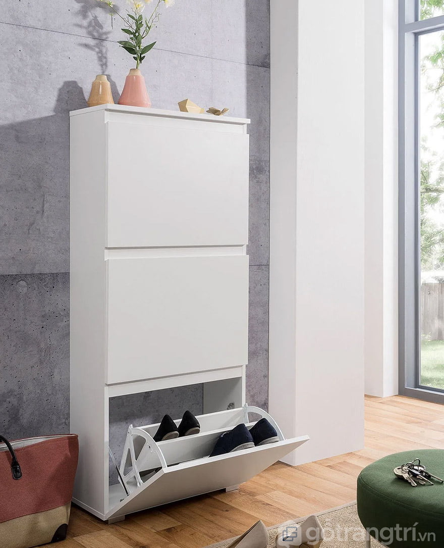 tủ đựng giày dép bằng gỗ ép