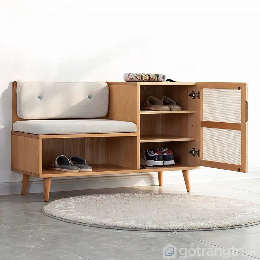 tủ đựng giày dép bằng gỗ ép