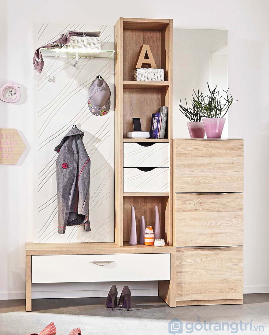 tủ đựng giày dép bằng gỗ ép