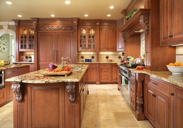Tủ bếp gỗ tự nhiên có tuổi thọ cao