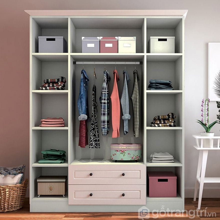 mẫu tủ quần áo 3 buồng đẹp