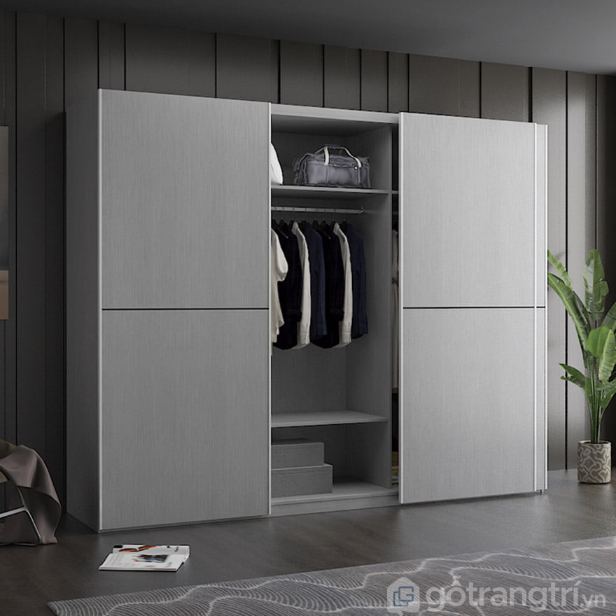 mẫu tủ quần áo 3 buồng đẹp