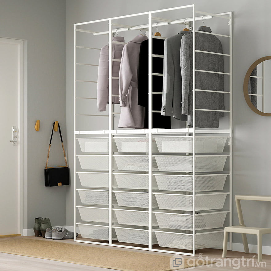 mẫu tủ quần áo 3 buồng đẹp