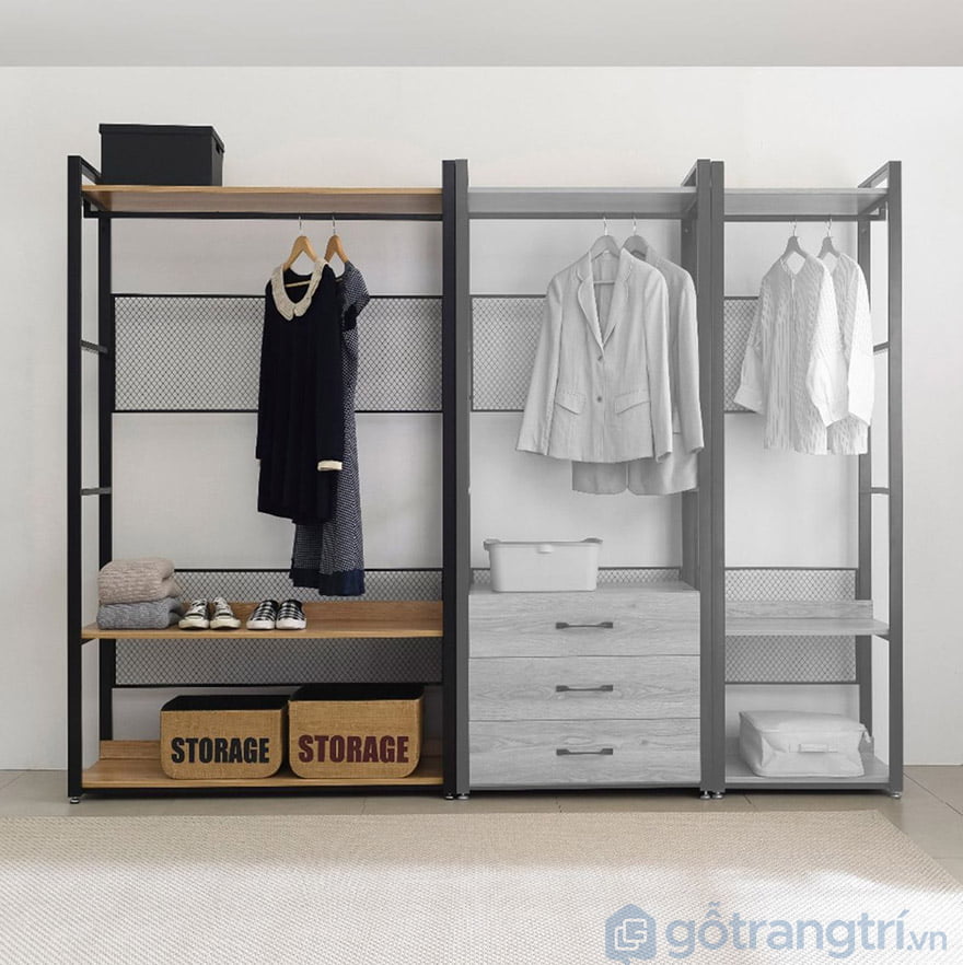 mẫu tủ quần áo 3 buồng đẹp