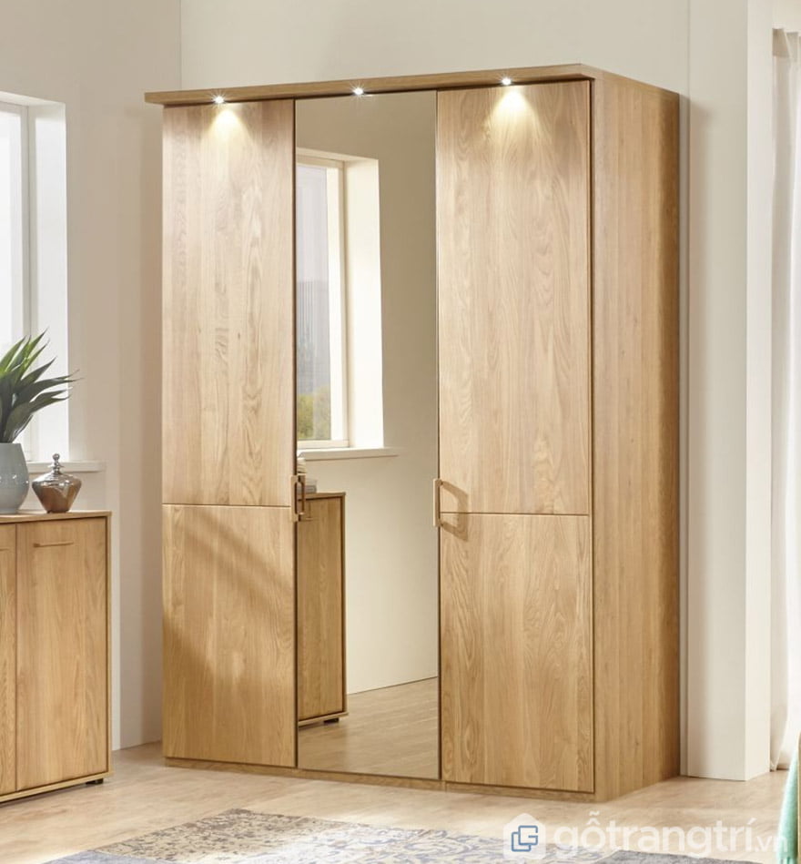 mẫu tủ quần áo 3 buồng đẹp