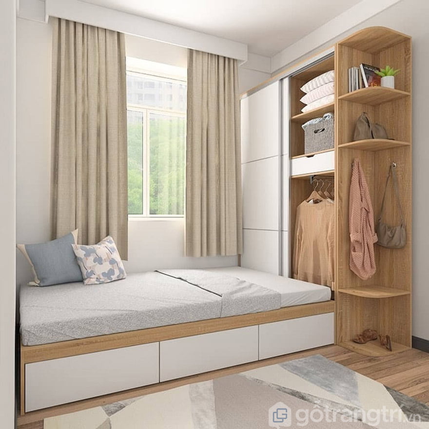 mẫu tủ quần áo 3 buồng đẹp