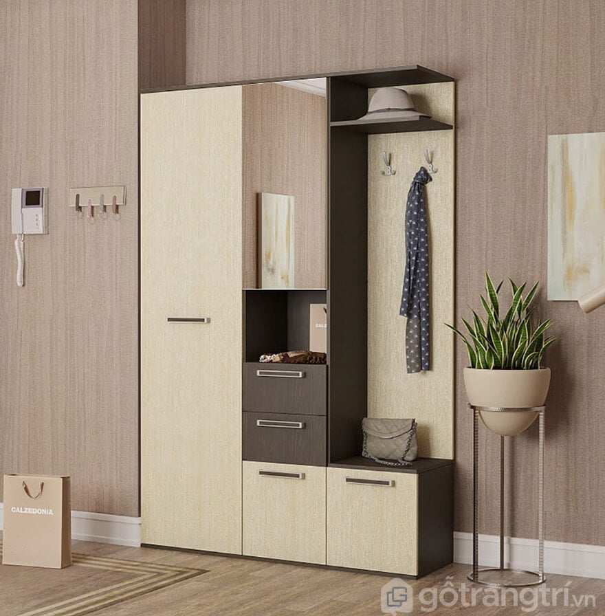 tủ quần áo gỗ MDF giá rẻ