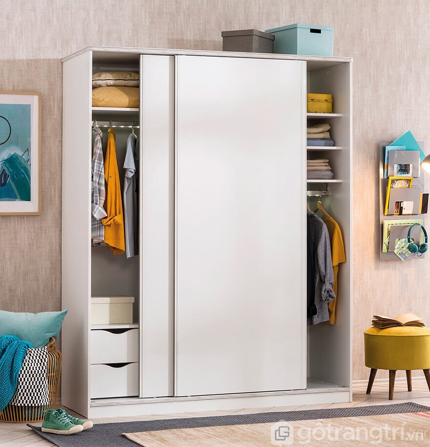 tủ quần áo gỗ MDF giá rẻ