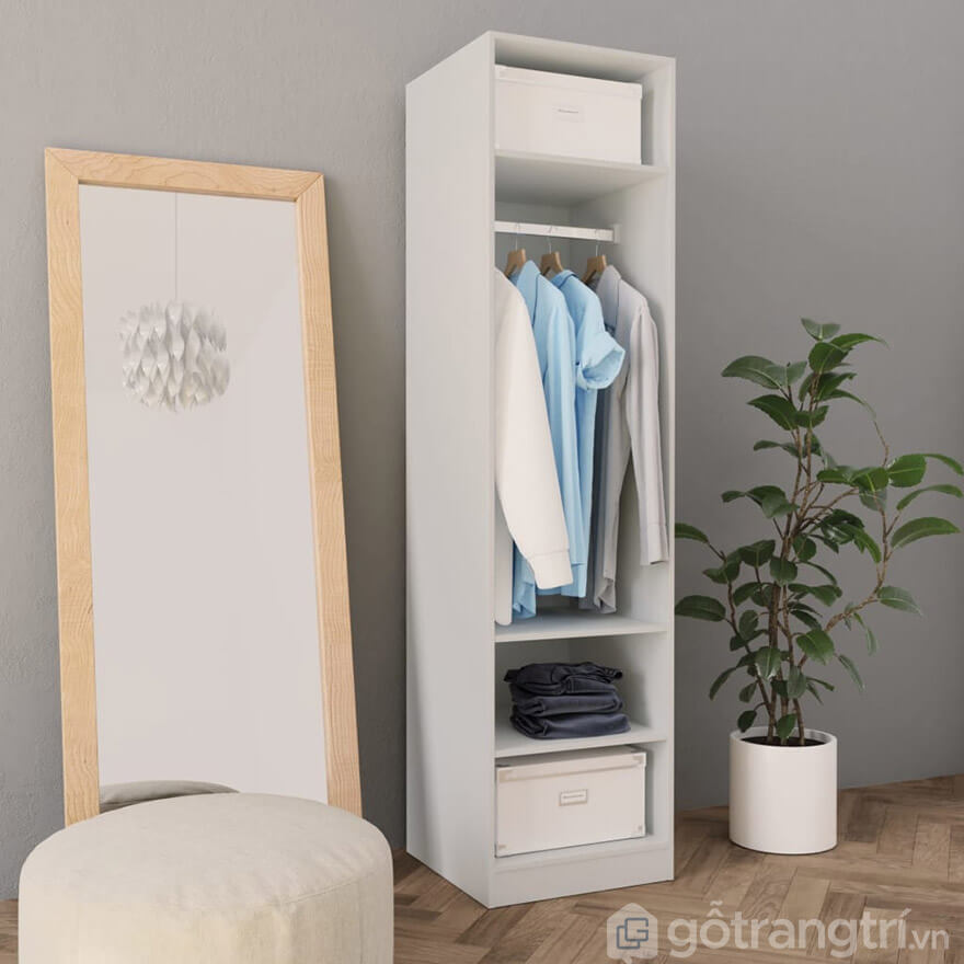 tủ quần áo gỗ MDF giá rẻ