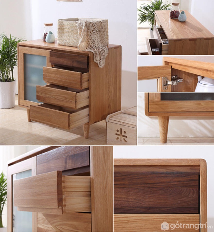 Tủ bếp gỗ tự nhiên có hiện tượng cong vênh - Ảnh: Internet