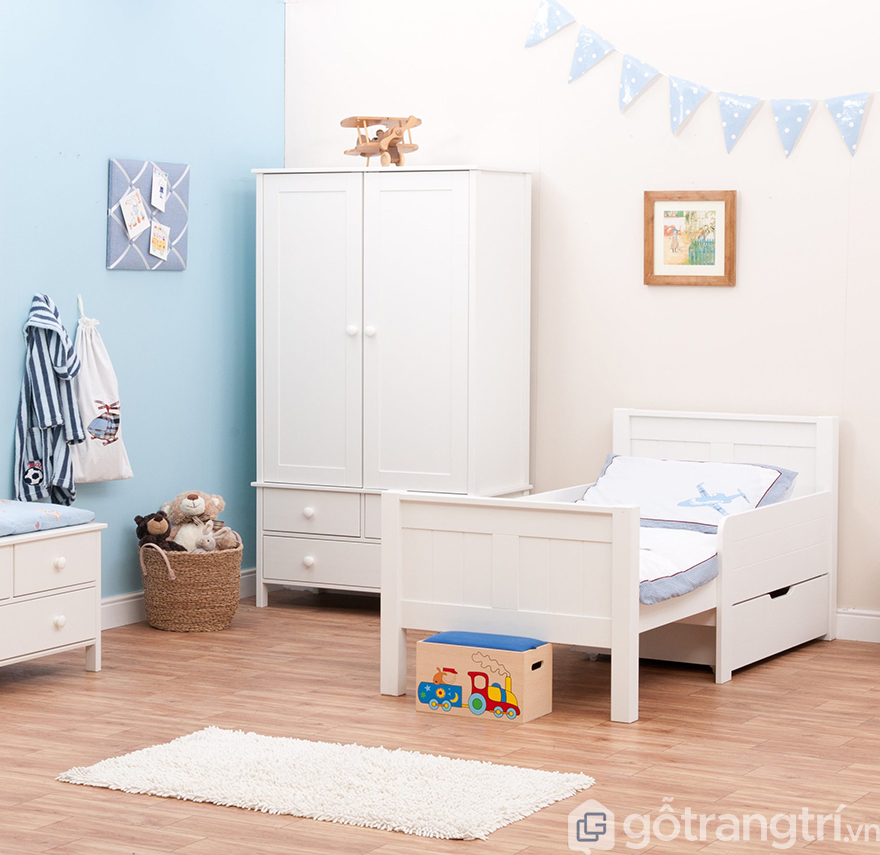 Kích thước tủ quần áo trẻ em tiêu chuẩn