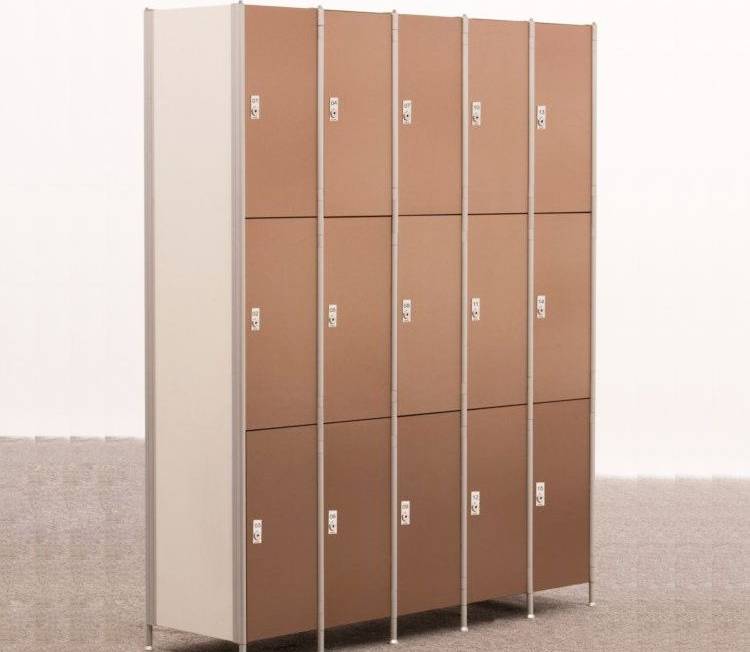 Tủ locker bằng gỗ sở hữu thiết kế sang trọng, tinh tế