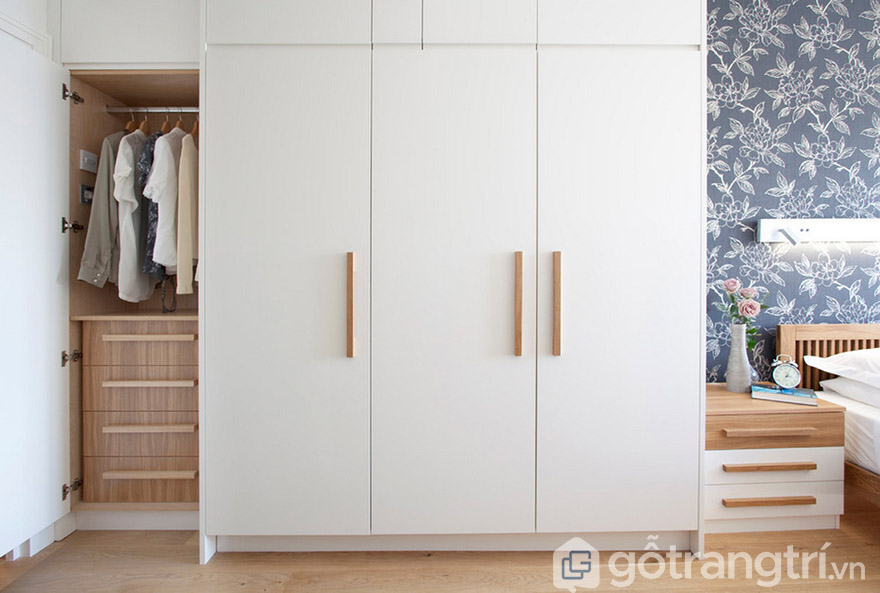 Tủ quần áo giá rẻ Đê La Thành hiện đại