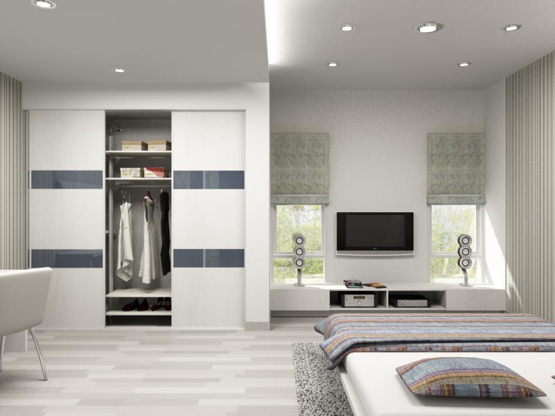 tủ quần áo âm tường hiện đại