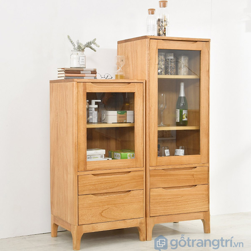 tủ rượu gỗ xoan đào