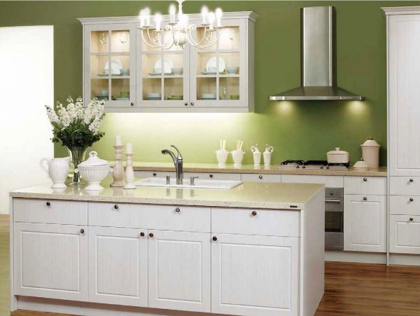 Tủ bếp đẹp và trẻ trung từ gỗ công nghiệp